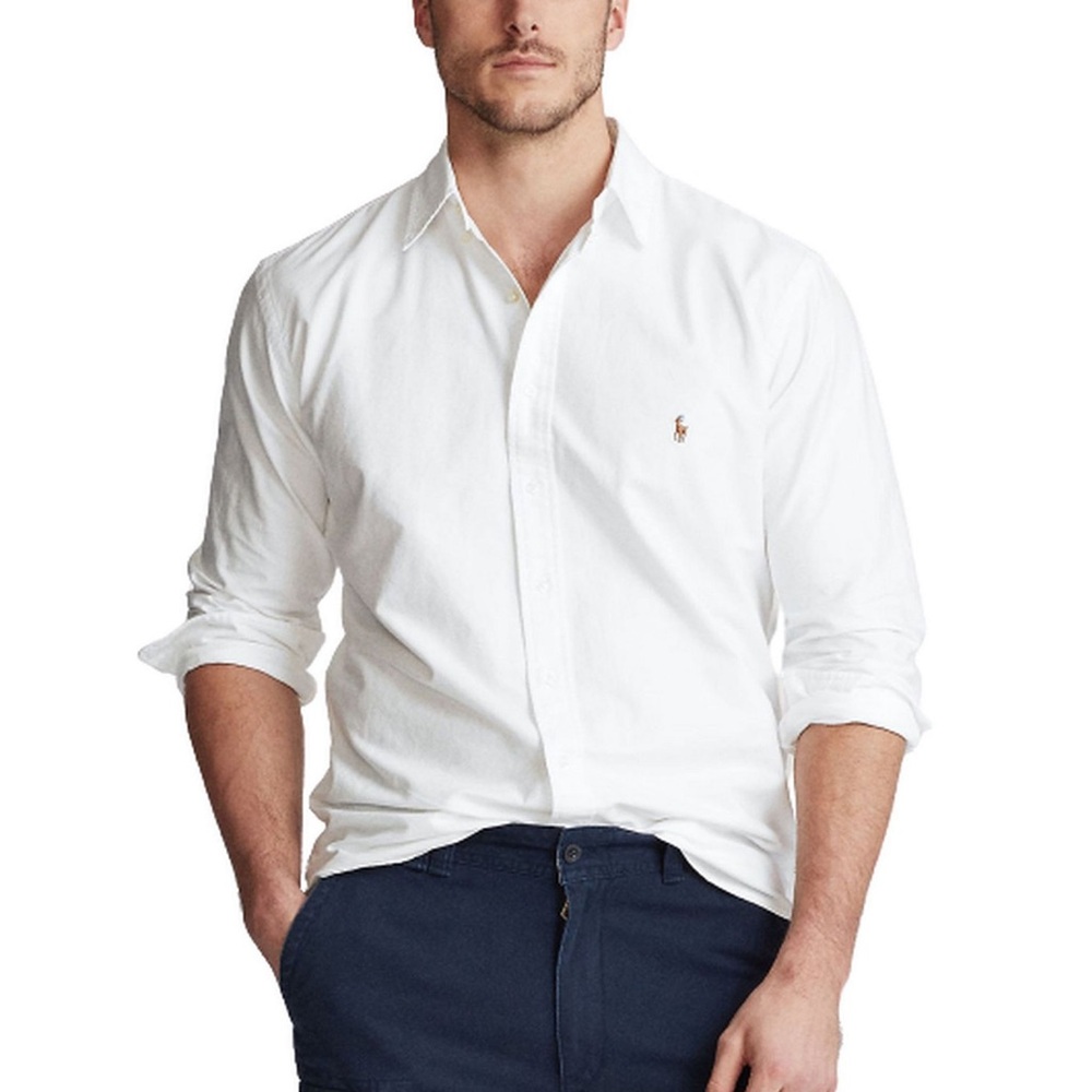 Polo Ralph Lauren White Casual Button Down Shirt